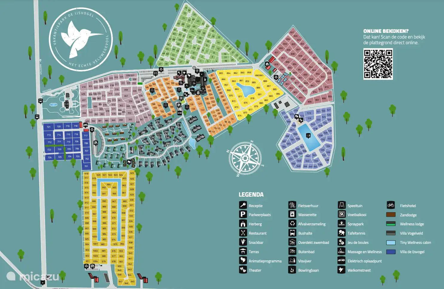 Map of IJsvogel Recreational Park