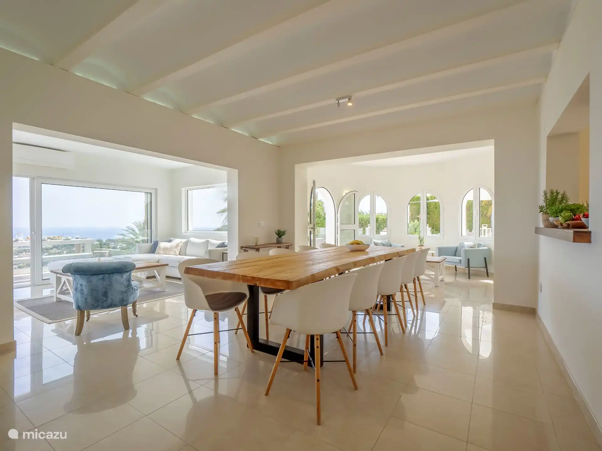 Villa Limonero - Woonruimte prachtig zeezicht.