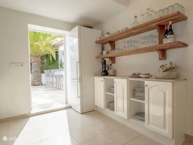 Villa Limonero - Vue Mer Panoramique | Espagne, Costa Blanca, Teulada - villa Villa Limonero - Keuken met uitgang naar het terras en zomerbar.