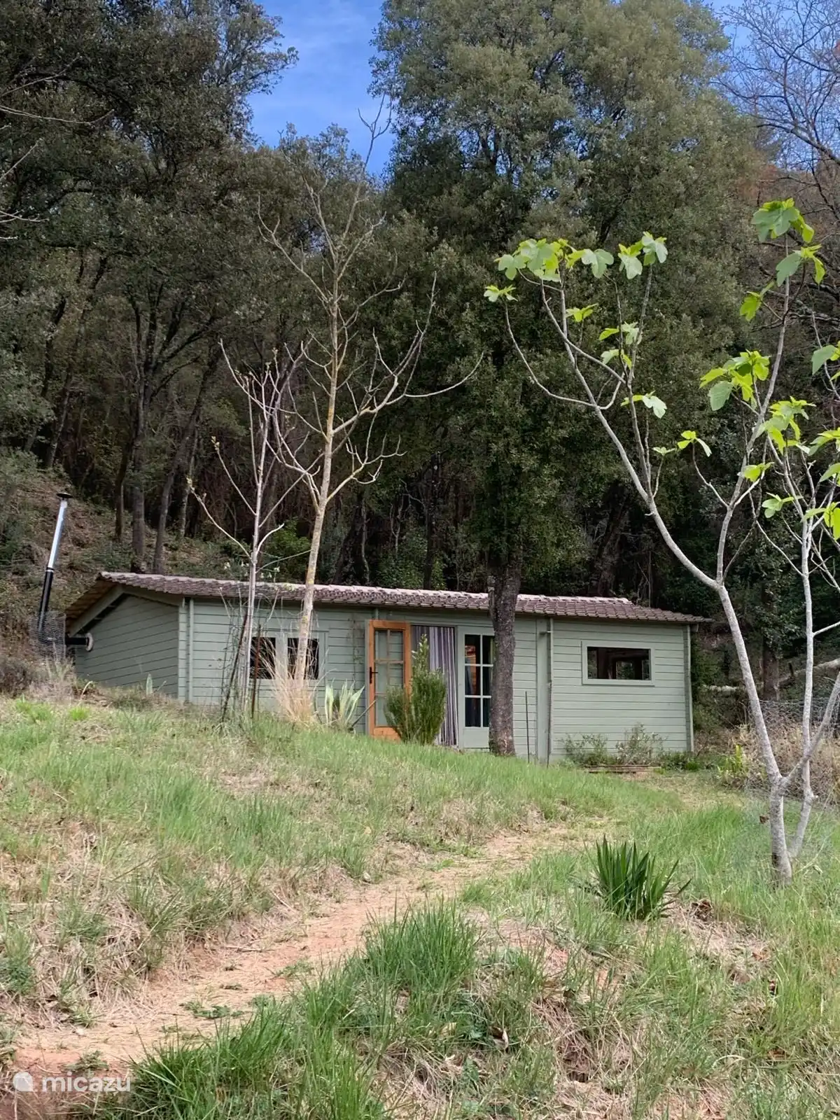Shopping, Spanien, Katalonien, Sant Jaume de Llierca, tiny house Casita grün