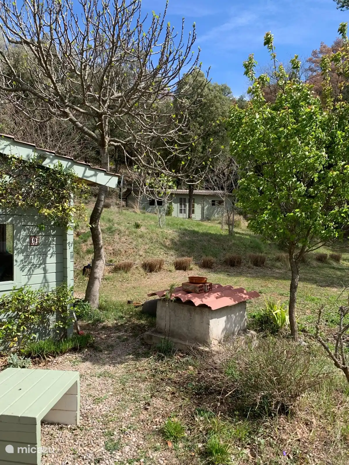 Blick auf die Vorderseite des Gästehauses