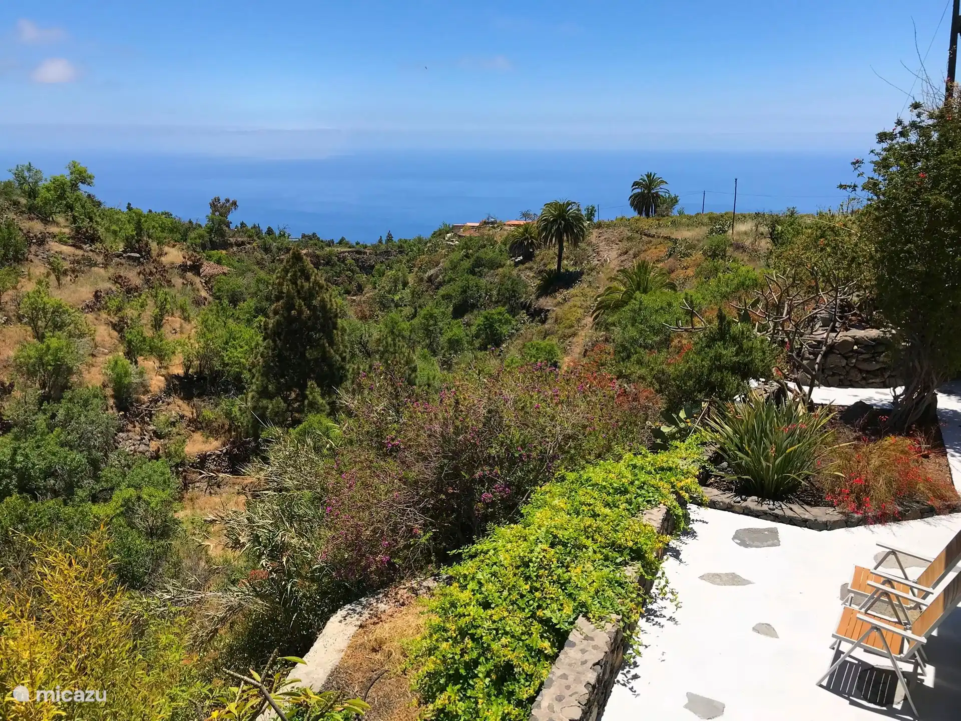 Casa Visioneros, zicht op de oceaan