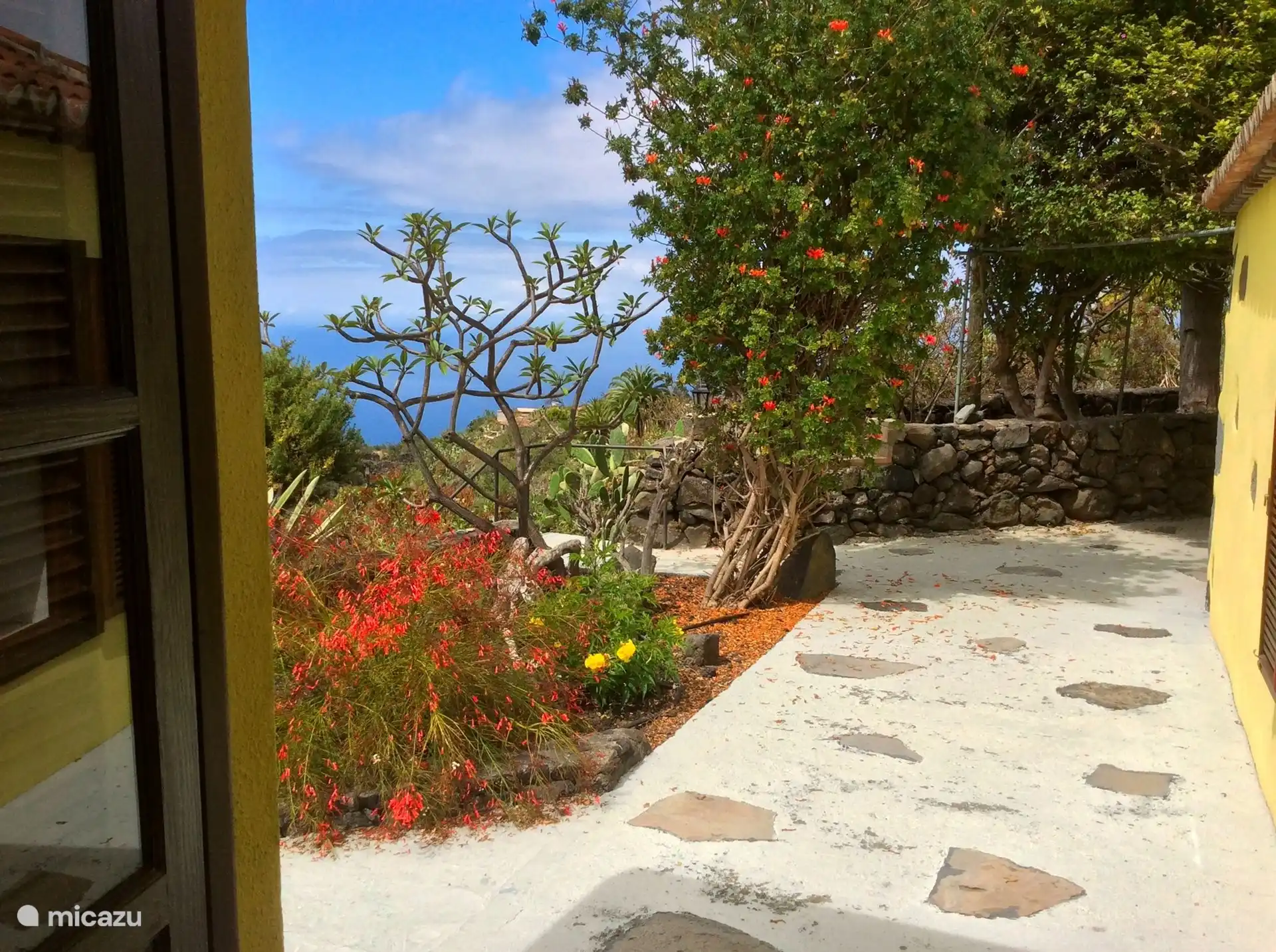 Casa Visioneros, uitzicht op de oceaan