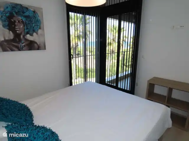 Location de Vacances Espagne, Costa Blanca, La Mata, appartement - Appartement de plage ZZ Plage de Pinada Chambre principale avec vue mer