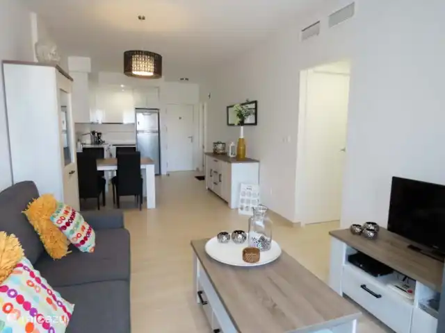 Location de Vacances Espagne, Costa Blanca, La Mata, appartement - Appartement de plage ZZ Plage de Pinada L'appartement est équipé d'IPTV