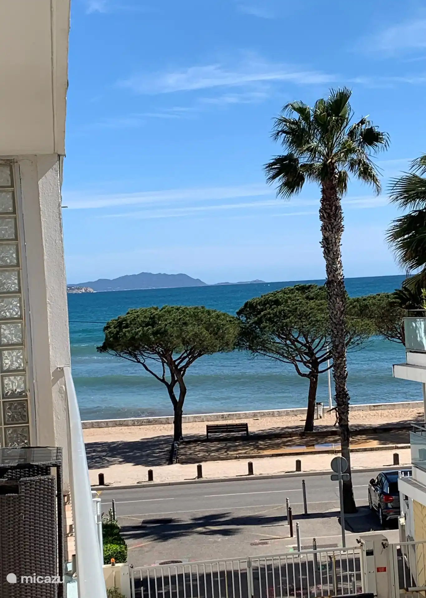 Meerblick vom Balkon. 