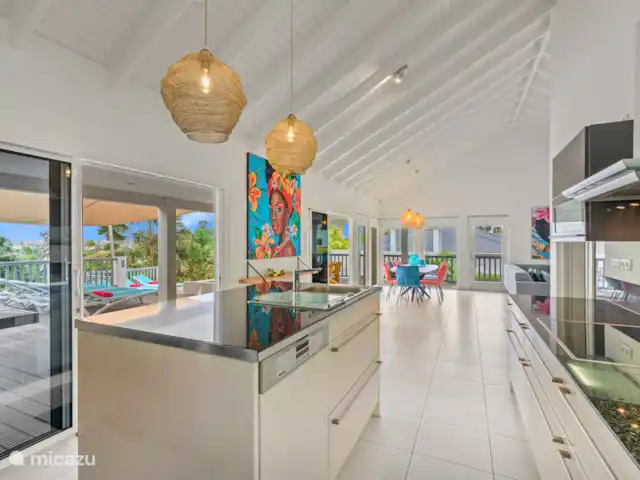 Villa Thalassa Vista Royal en Curazao, Banda Arriba (este), Jan Thiel - villa desde la cocina