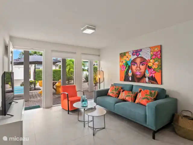 Villa Thalassa Vista Royal en Curazao, Banda Arriba (este), Jan Thiel - villa Apartamento salón