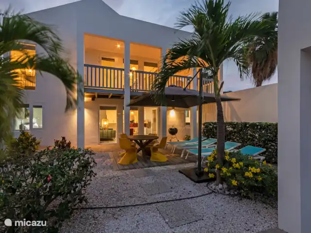 Villa Thalassa Vista Royal en Curazao, Banda Arriba (este), Jan Thiel - villa La terraza del apartamento