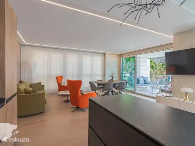 Baupres en España, Costa Blanca, Calpe - apartamento Cocina, sala