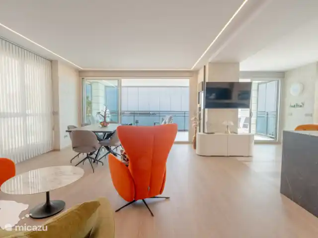 Baupres en España, Costa Blanca, Calpe - apartamento Cocina, sala