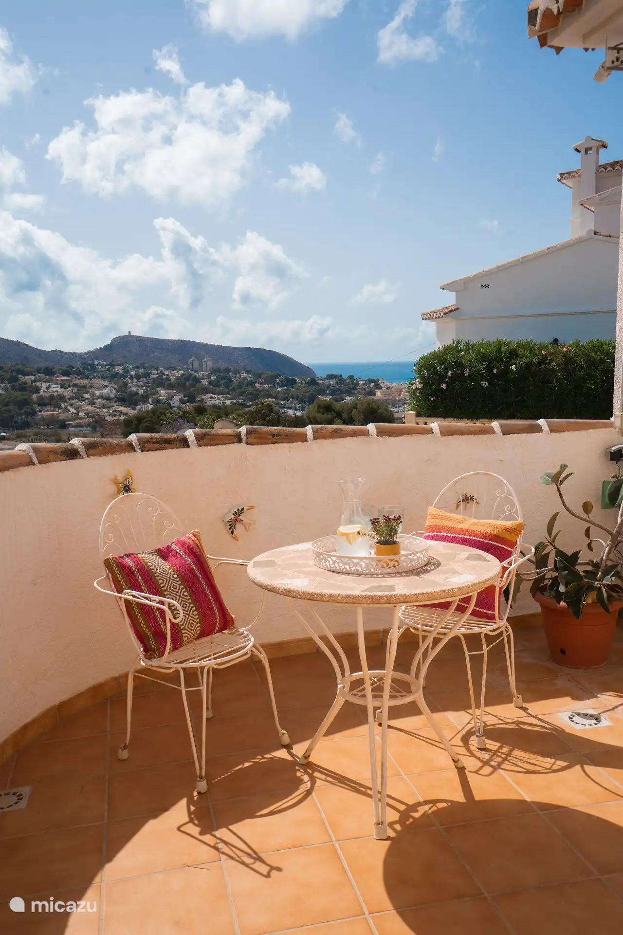 Chambre Terrasse Violette avec vue sur la mer