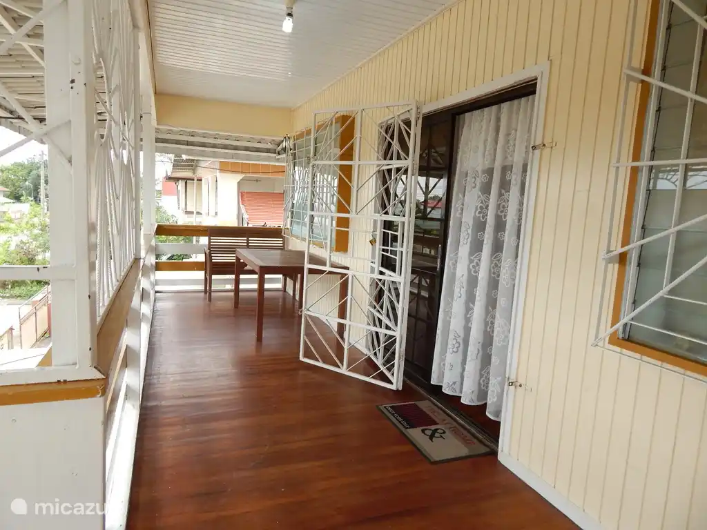 Balcony upstairs apartment