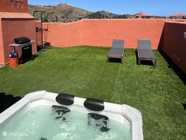 Location de Vacances Espagne, Costa del Sol, Marbella, penthouse - Penthouse Marbella Jacuzzi & vue mer Zone sur le toit