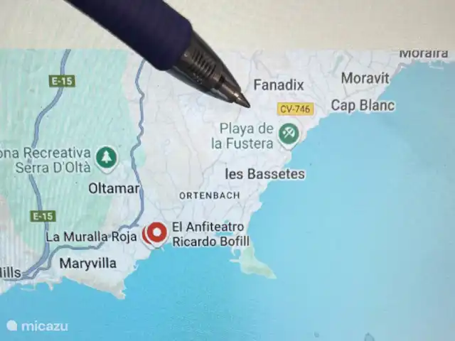 Studio Benissa | Espagne, Costa Blanca, Benissa - studio Cadre magnifique. Sans immeubles de grande hauteur, à distance de marche de la magnifique baie de la Fustera