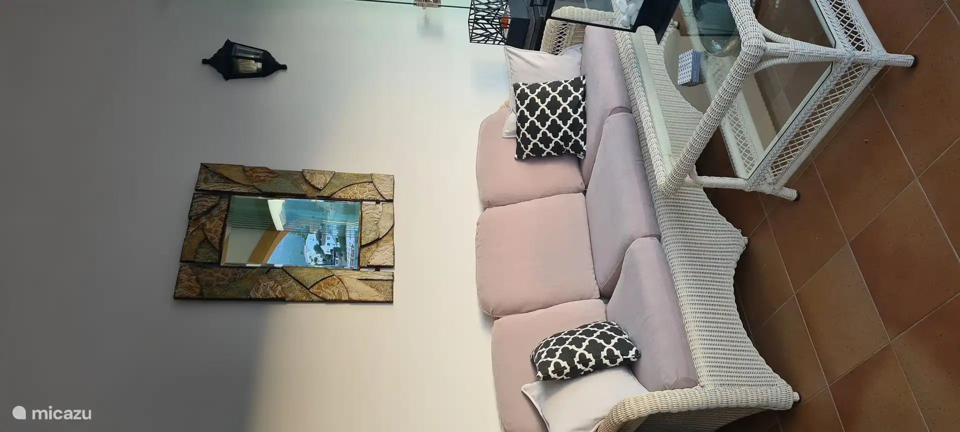 Sitzecke mit Blick ins Tal