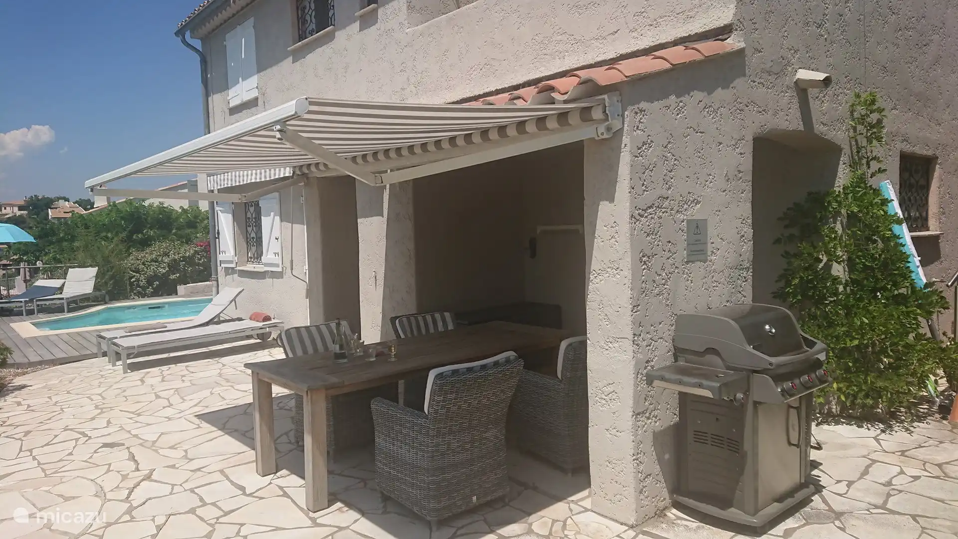 Kathrin in Frankreich, Côte d´Azur, Les Issambres - bungalow