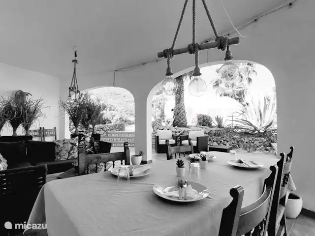 Location de Vacances Espagne, Costa Blanca, Lliber, chambres d'hôtes - Salle familiale et cuisine Sueno Grande Repas en plein air