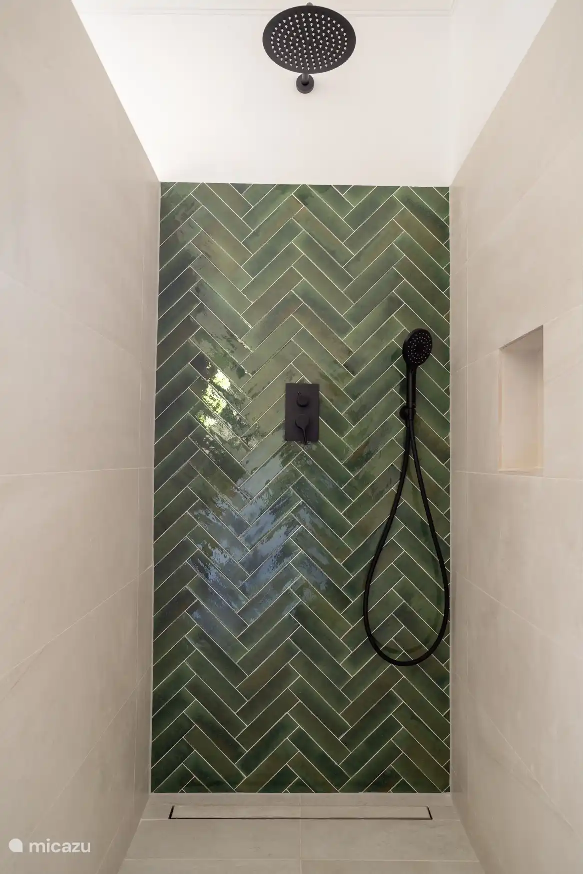 Inloopdouche begane grond