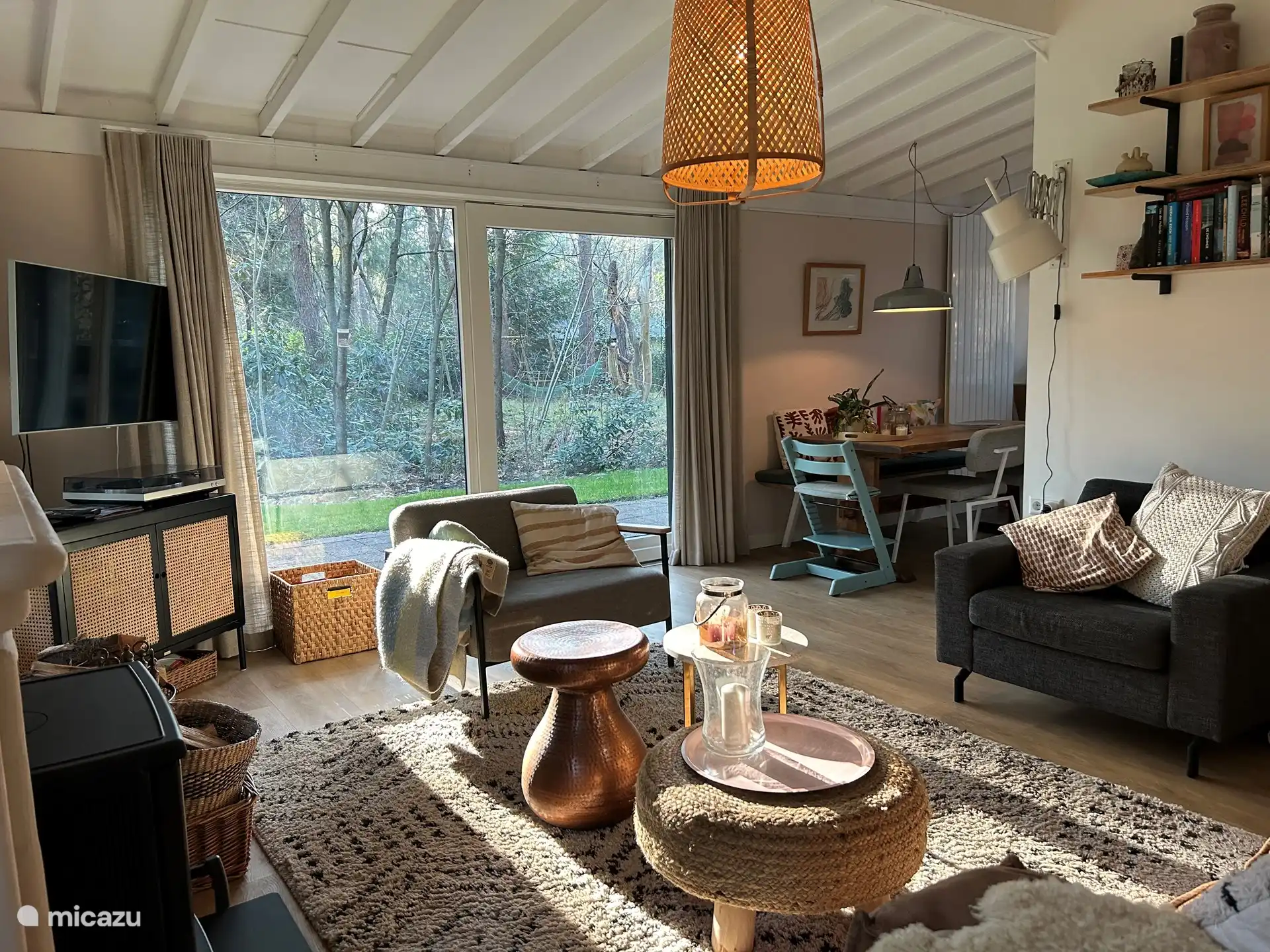 Im Wohnzimmer ist immer viel Licht