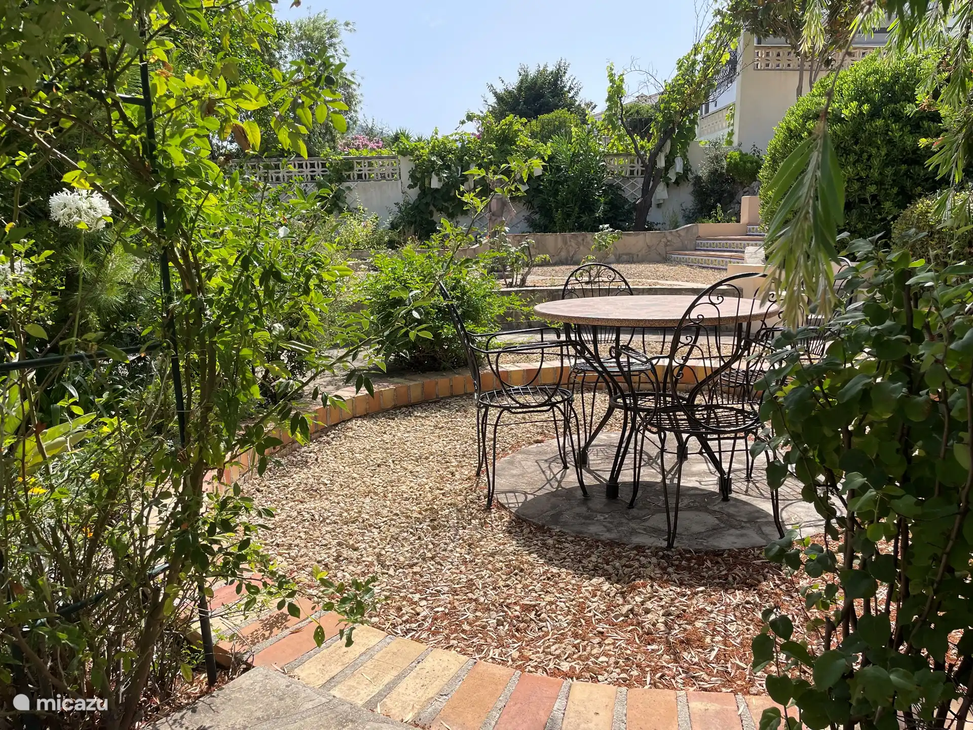 A walk in the garden.