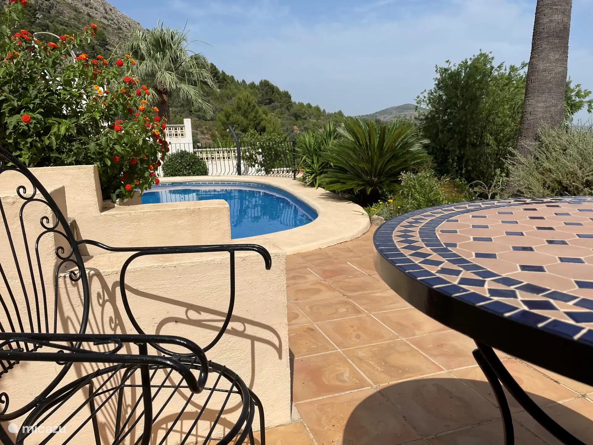 Found a terrace, in the shade, in the morning or evening sun?