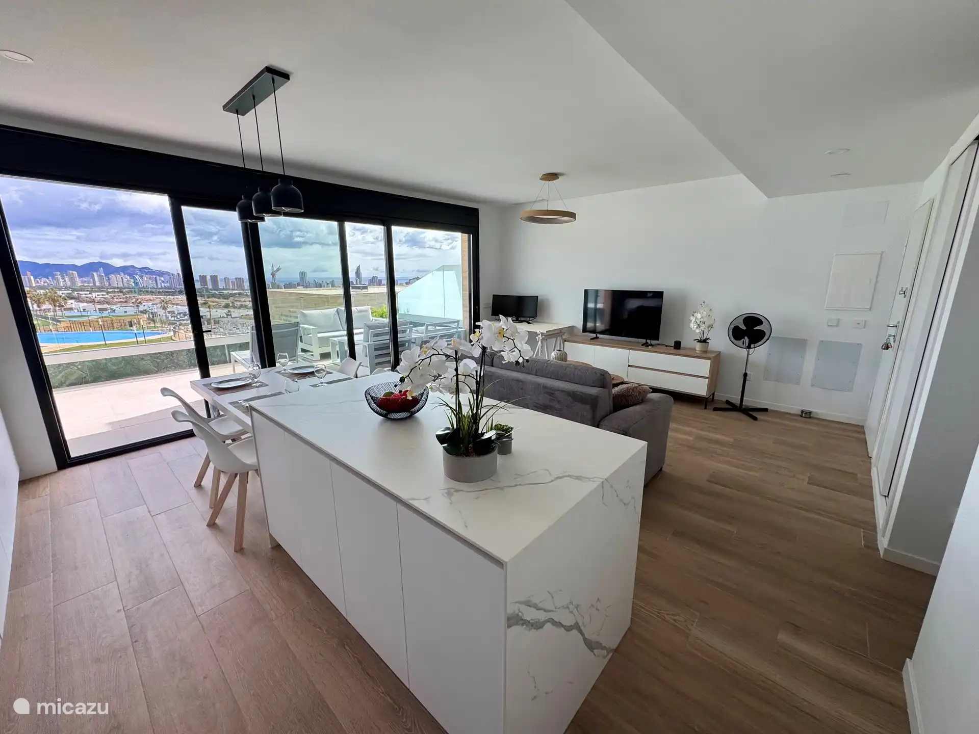 Living room (kitchen, lounge and office)