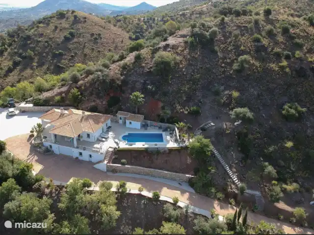 Villa Finca la Roca | Espagne, Andalousie, Guaro - villa Vue de dessus de la maison