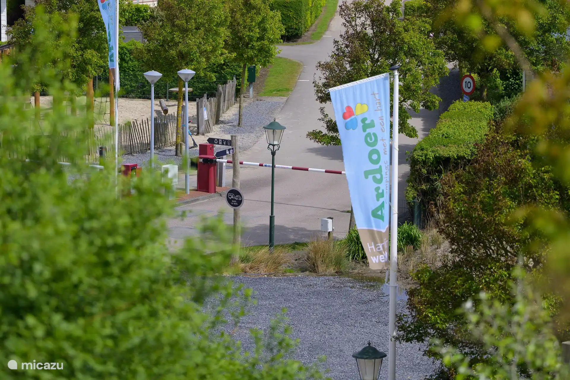 toegang middels slagboom