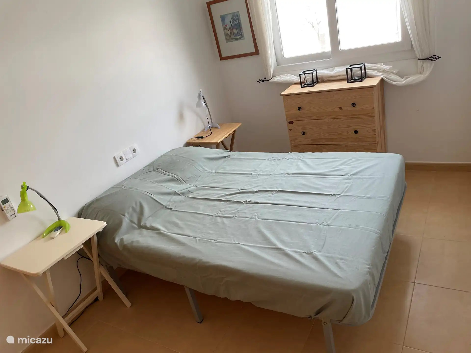 Bedroom 1 double bed with air conditioners