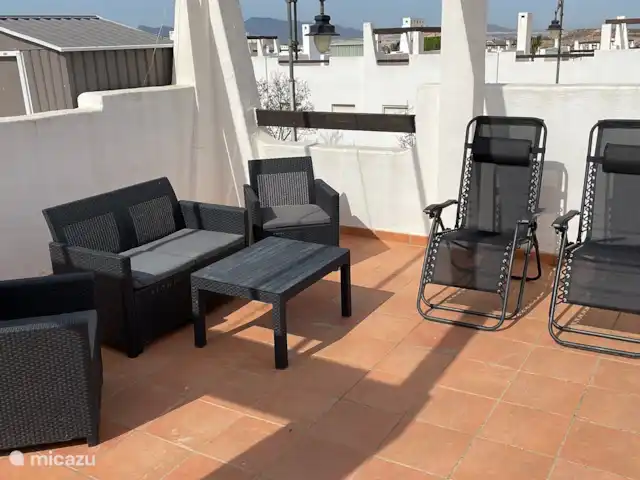 Apartamentos de Familia Thijssen en España, Murcia, Condado de Alhama - apartamento Sala de estar en la azotea