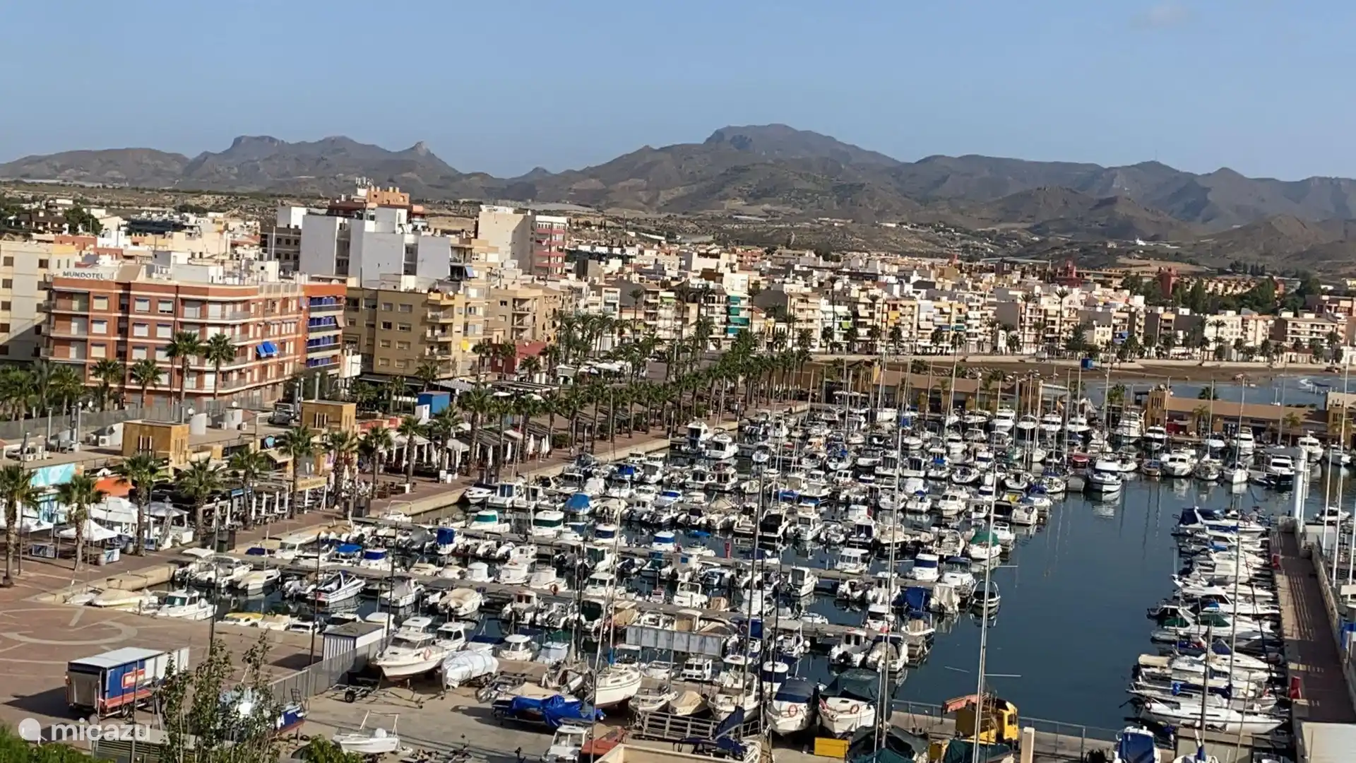 View over the harbor of Puerto de Mazarron