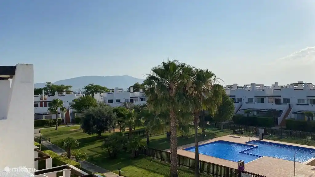 Swimming pool and children's playground