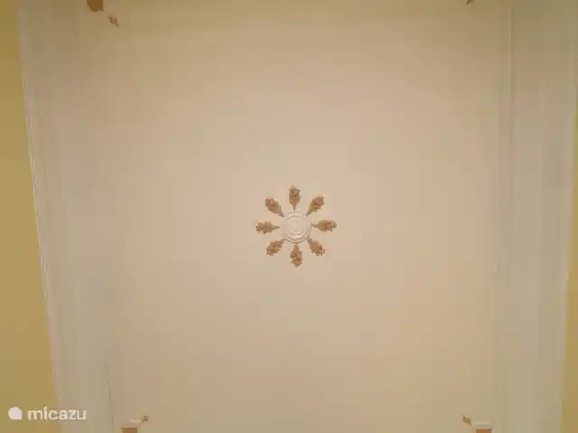 Location de Vacances Portugal, Santarém, Ferreira do Zêzere, ferme - Quinta Pura Natura Chambre 2 : Solarium
Plafond de 4m de haut avec ornement de grain, 
sous la forme de 'The Sun'