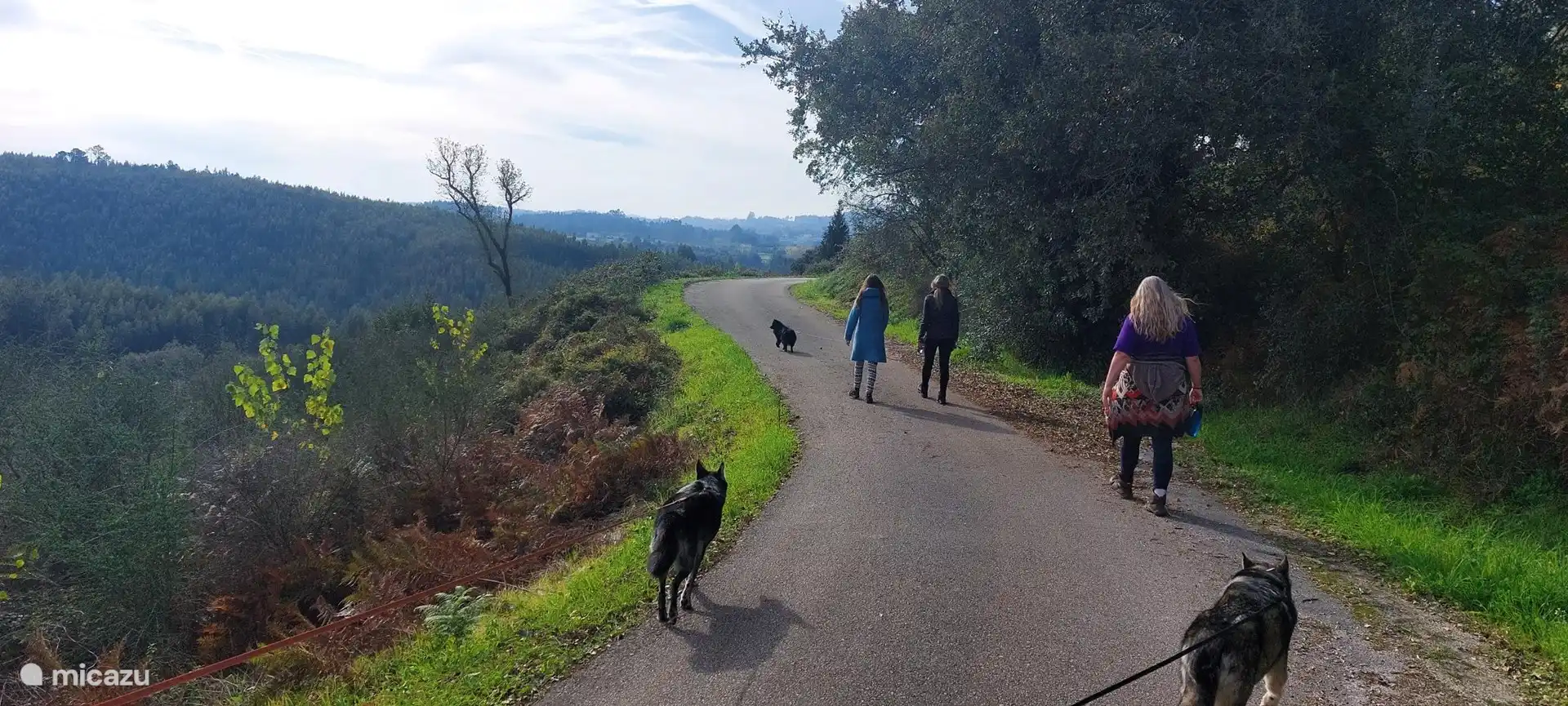 Machen Sie schöne Spaziergänge, direkt von Quinta Pura Natura