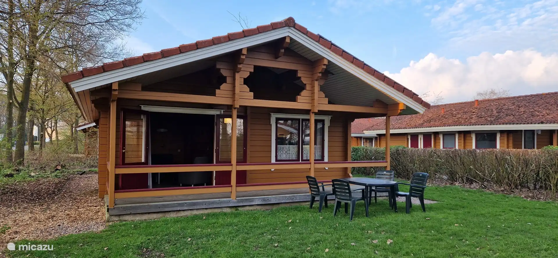 Vorderansicht des Hauses