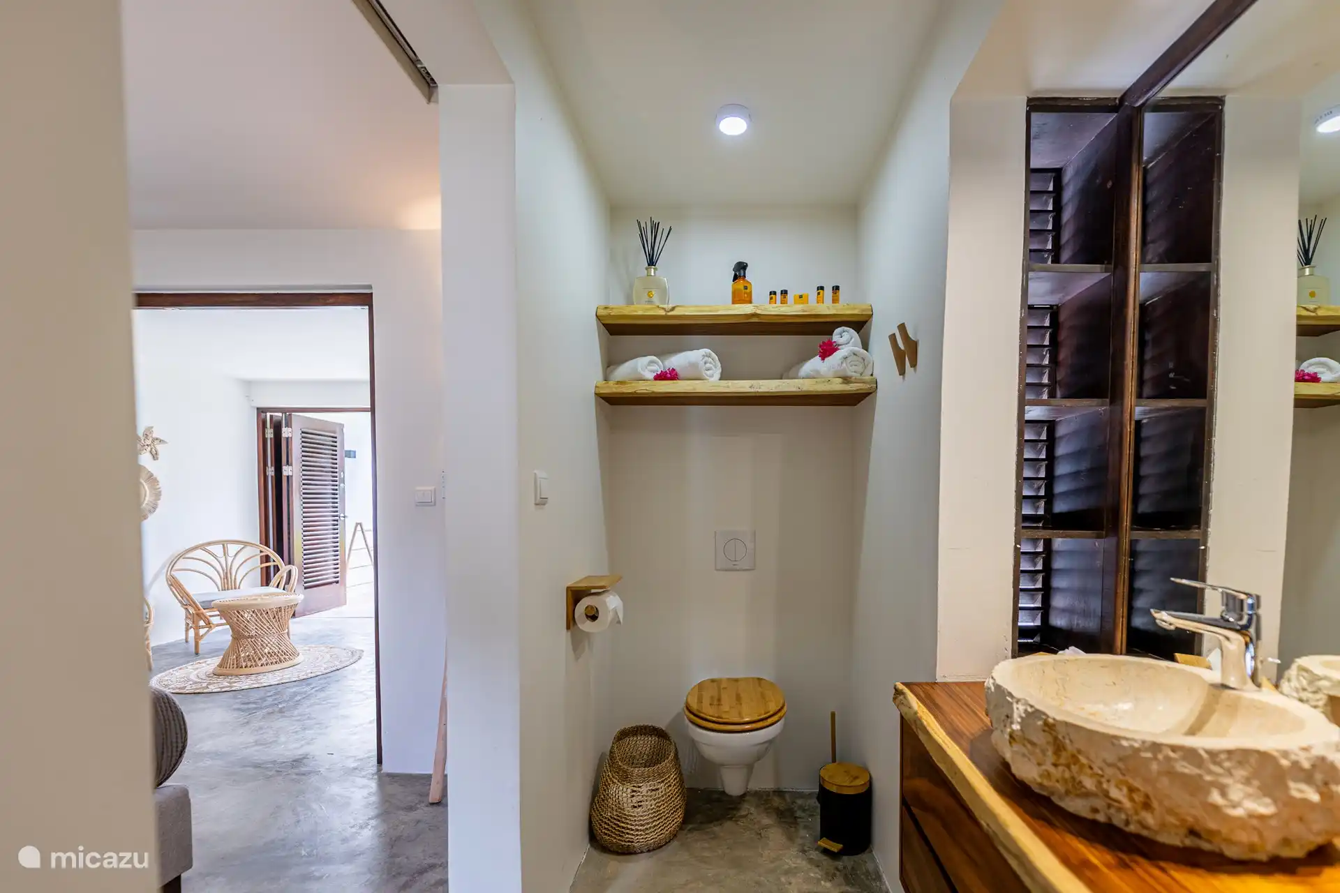 Badezimmer der Wohnung 