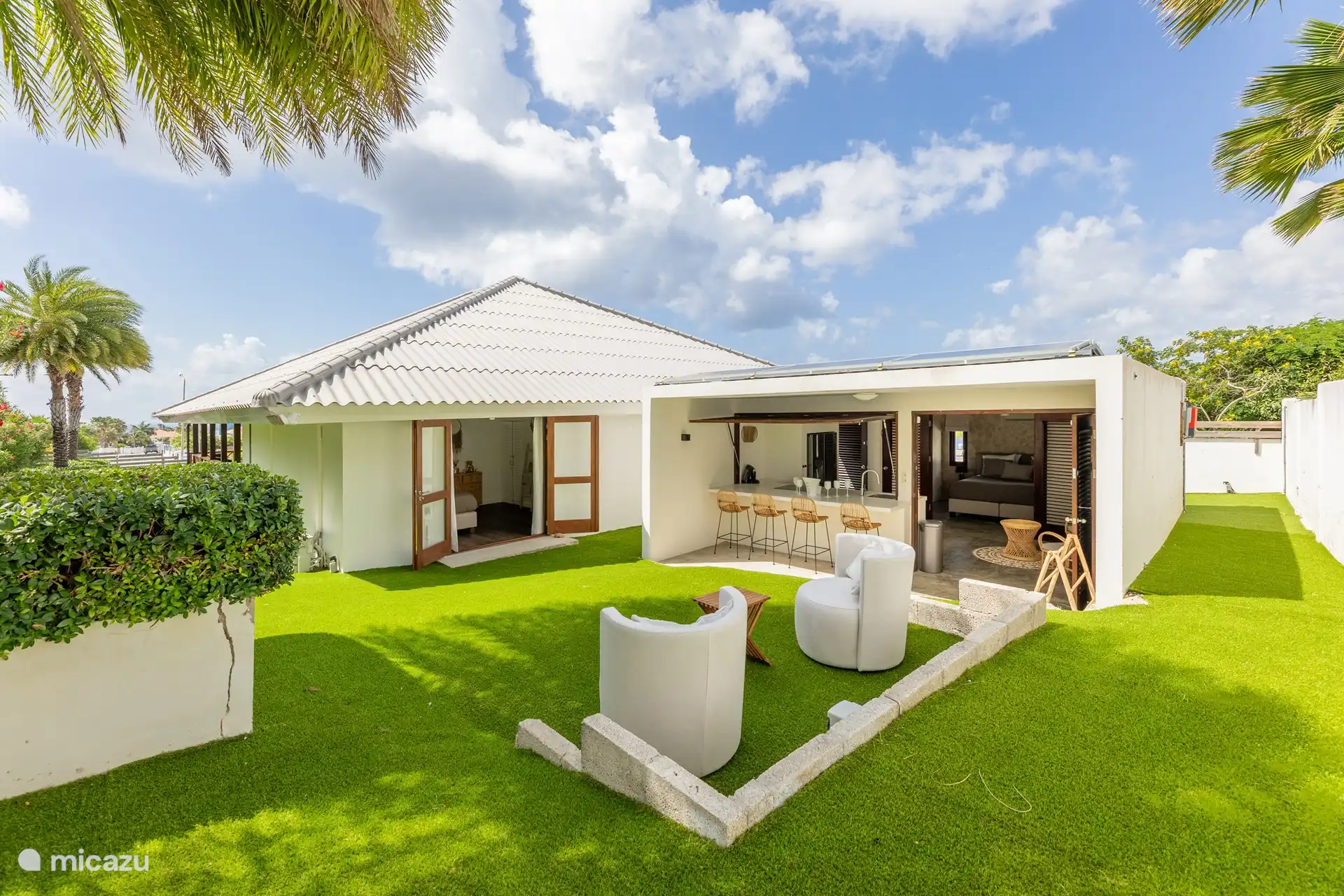 Blick auf die Wohnung