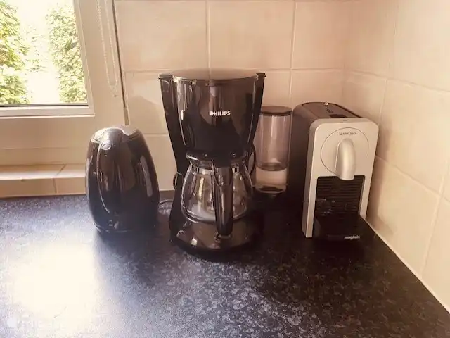 Le front de mer | Pays-Bas, Frise, Sint Nicolaasga - maison de vacances Bouilloire, café : filtre et tasses