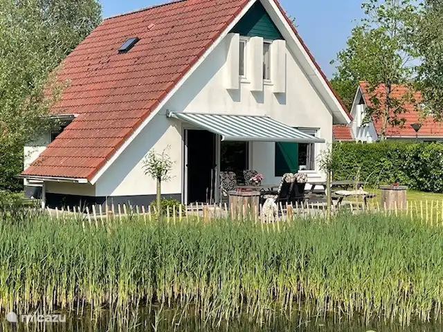 Le front de mer | Pays-Bas, Frise, Sint Nicolaasga - maison de vacances Vue sur le jardin