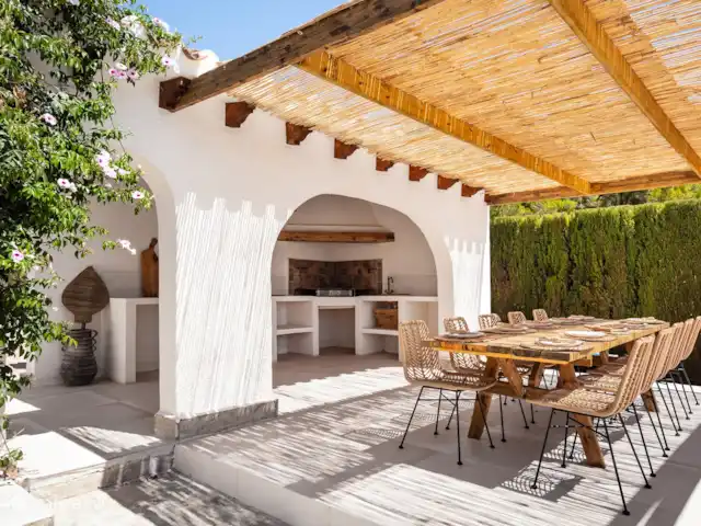 Villa Paso Lento | Espagne, Costa Blanca, Jávea - villa cuisine extérieure et grande table
