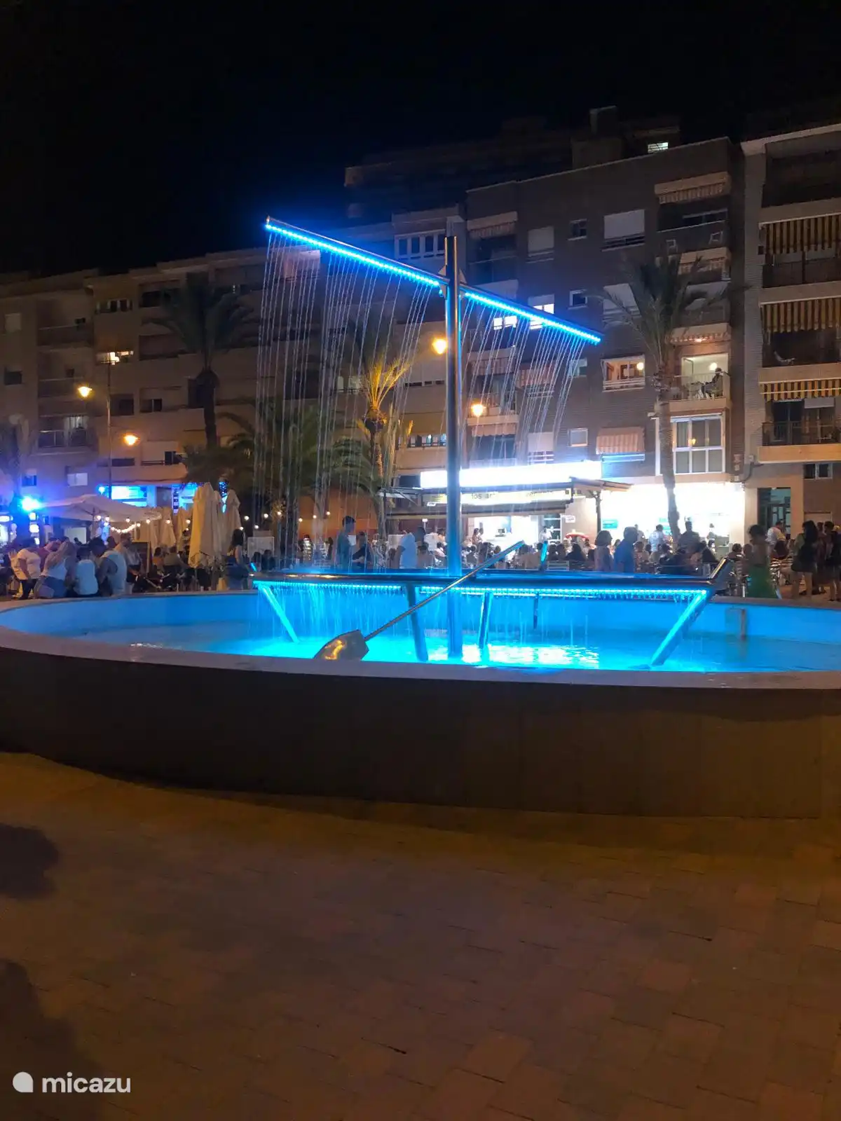 Brunnen am Hafen von Puerto de Mazarrón