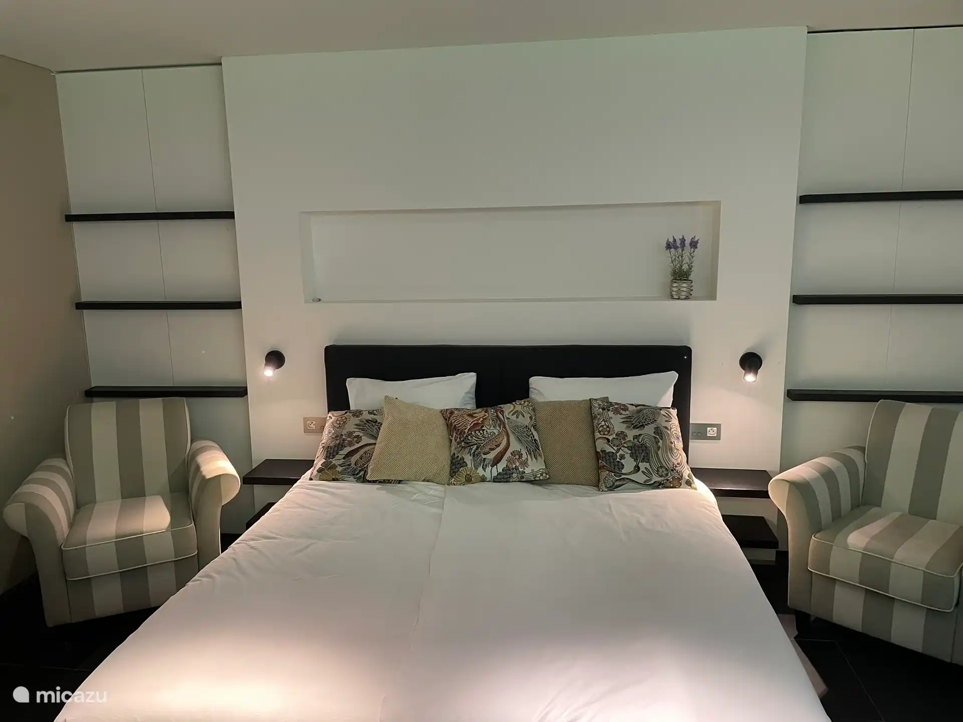 Twee persoonsslaapkamer in souterrain