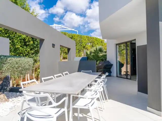 Perla | Espagne, Costa Blanca, Calpe - villa Table à manger à l'extérieur