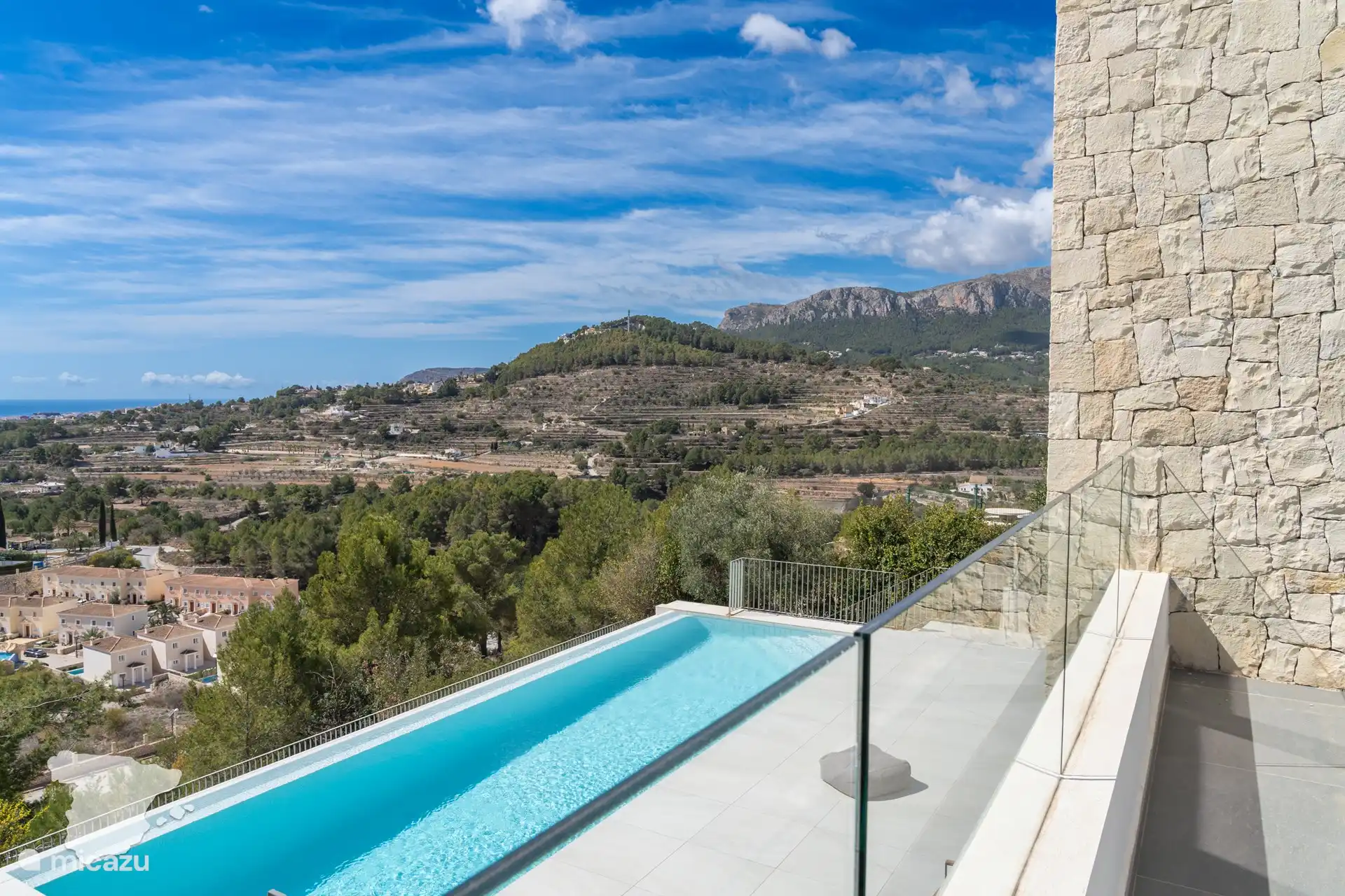 Uitzicht vanaf balkon