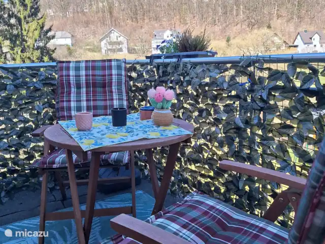 Location de Vacances Allemagne, Rhénanie-Palatinat, Kirchen/Sieg, appartement - Appartement Sander Votre beau balcon confortable où vous pouvez fumer.