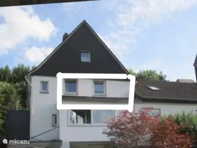 Location de Vacances Allemagne, Rhénanie-Palatinat, Kirchen/Sieg, appartement - Appartement Sander Les fenêtres marquées sont la salle de bain et la cuisine