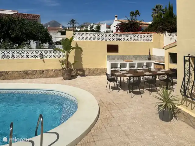 Villa Naranja huren in Spanje, Costa Blanca, Alfáz del Pi - villa Zwembad en buiten keuken