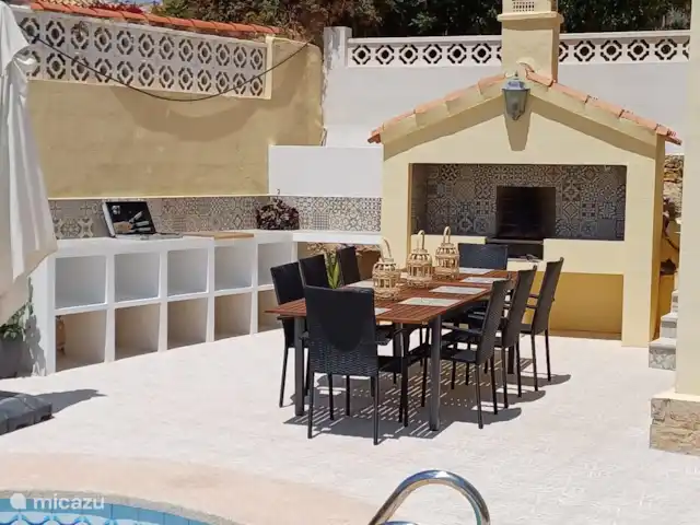 Villa Naranja huren in Spanje, Costa Blanca, Alfáz del Pi - villa buiten keuken