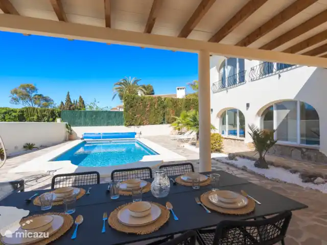 Casa Lola | Espagne, Costa Blanca, Moraira - villa Vue depuis la cuisine extérieure